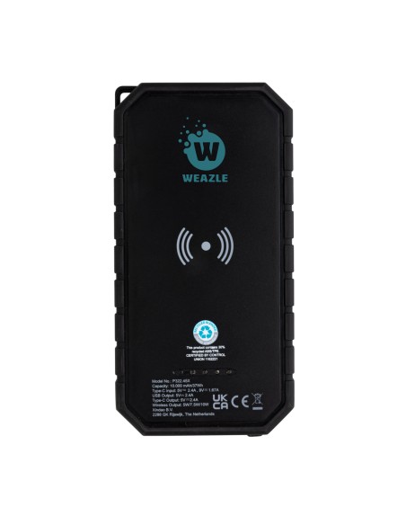 Powerbank solare 10.000 mAh 10W in plastica RCS
